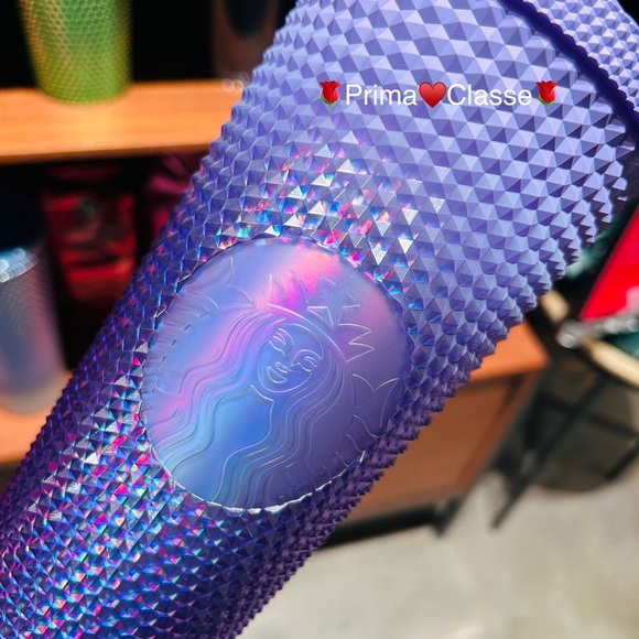 Starbucks Ombre Purple Gradient Studded Bling Cold Cup Tumbler 24oz New 2023 - Picture 7 of 7